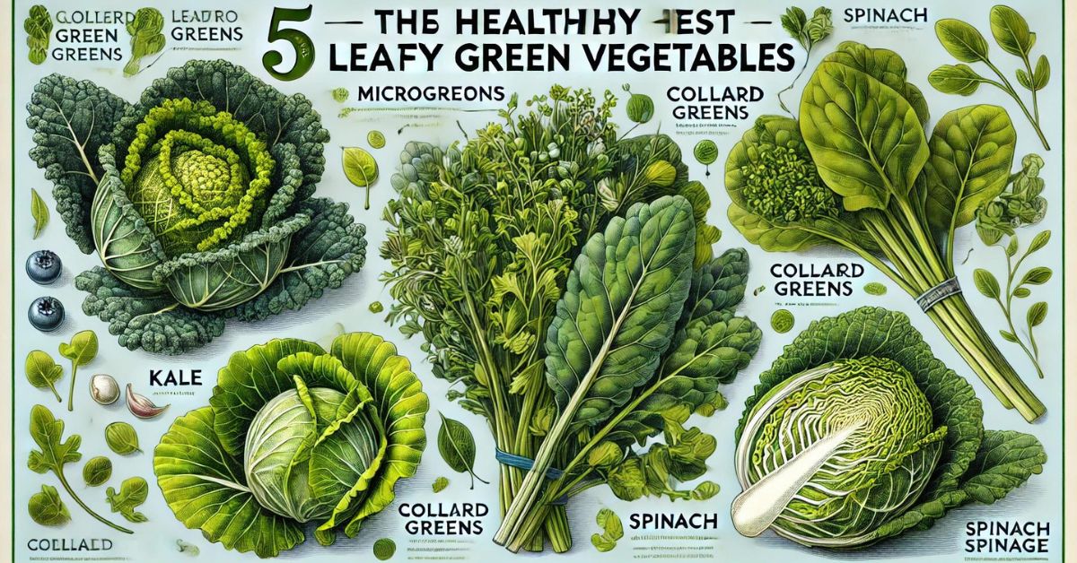 The 5 Healthiest Leafy Green Vegetables