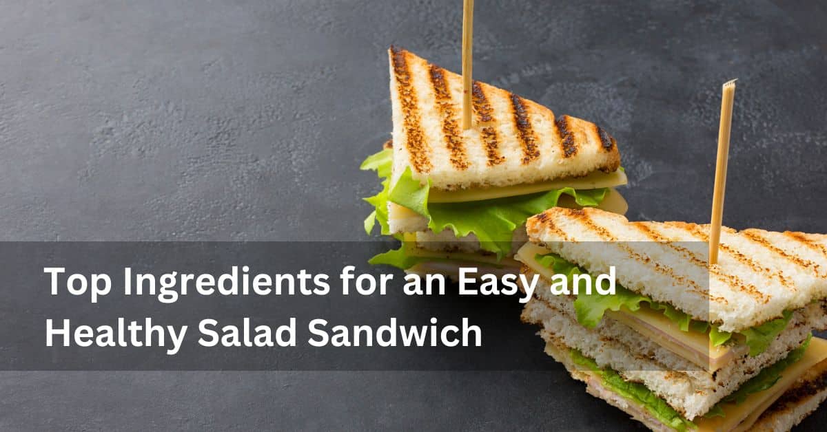 Top Ingredients for an Easy and Healthy Salad Sandwich